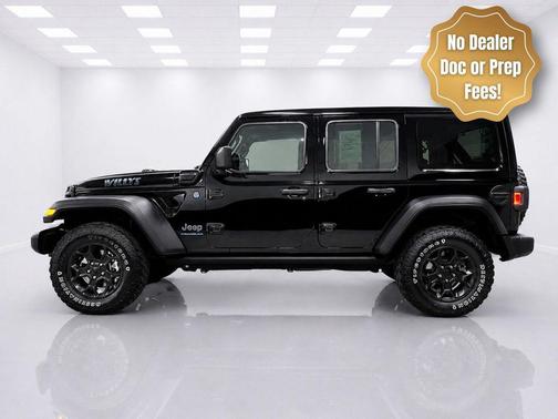 Black Clearcoat 2023 Jeep Wrangler 4xe Willys