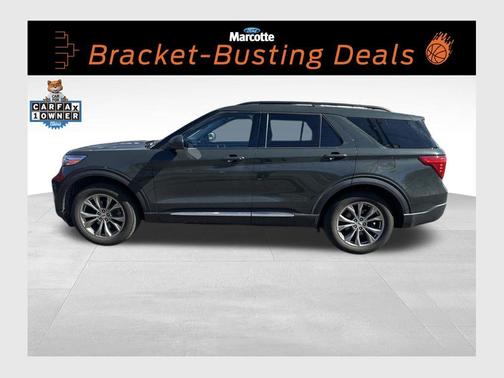 Forged Green Metallic 2022 Ford Explorer XLT