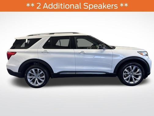 White Metallic 2022 Ford Explorer Platinum