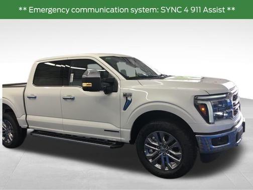 Star White 2025 Ford F-150 Lariat