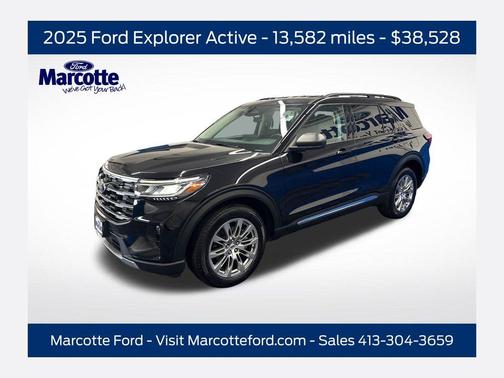 Black Metallic 2025 Ford Explorer Active