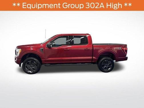 Red 2021 Ford F-150 XLT