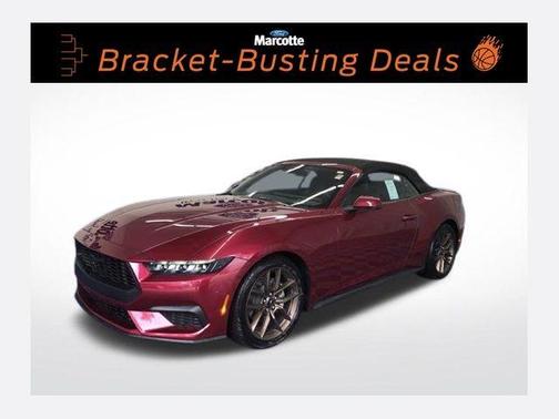 Molten 2025 Ford Mustang EcoBoost Premium Convertible