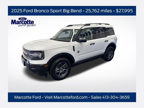 Oxford White 2025 Ford Bronco Sport Big Bend