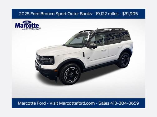 Oxford White 2025 Ford Bronco Sport Outer Banks