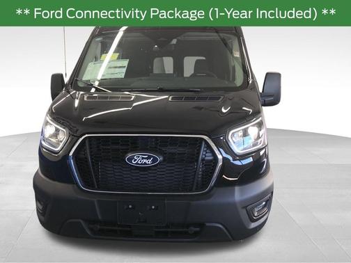 Agate Black Metallic 2026 Ford Transit-350 148 WB Medium Roof Cargo