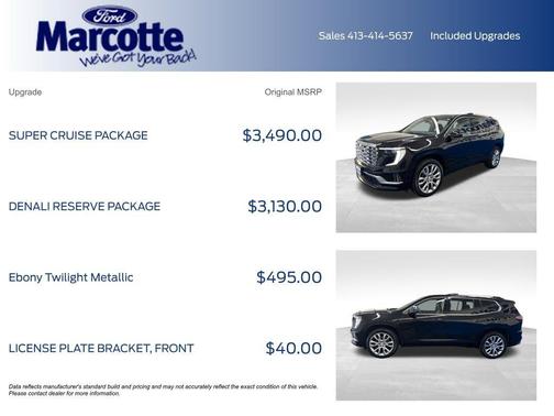 Ebony Twilight Metallic 2024 GMC Acadia Denali