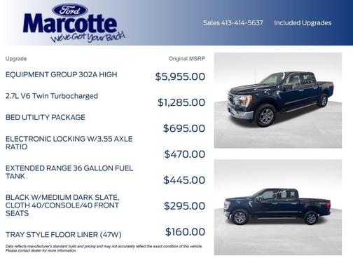 Blue Metallic 2023 Ford F-150 XLT