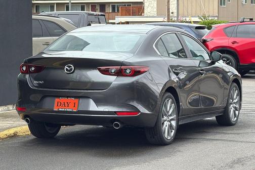 Machine Gray Metallic 2026 Mazda Mazda3 FWD w/Preferred Package