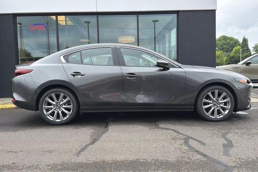 Machine Gray Metallic 2026 Mazda Mazda3 FWD w/Preferred Package