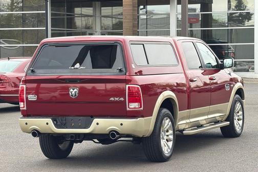 Deep Cherry Red Crystal 2013 RAM 1500 Laramie Longhorn Edition