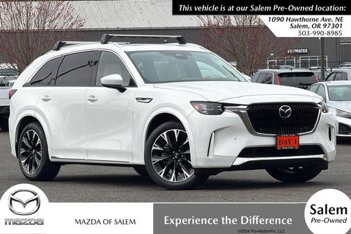 Rhodium White Premium 2024 Mazda CX-90 3.3 Turbo S Premium Plus