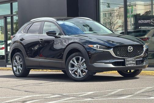 Jet Black Mica 2025 Mazda CX-30 2.5 S Preferred Package