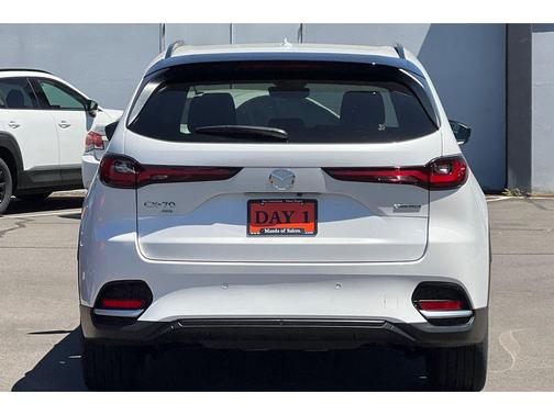 Rhodium White Premium 2025 Mazda CX-70 PHEV Premium Plus Package
