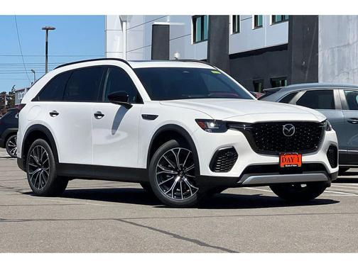 Rhodium White Premium 2025 Mazda CX-70 PHEV Premium Plus Package