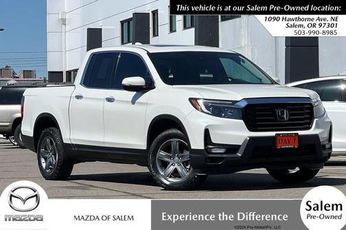 Platinum White Pearl 2022 Honda Ridgeline RTL-E