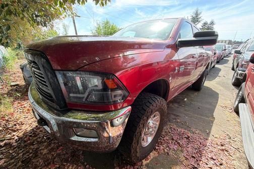 Deep Cherry Red Crystal 2011 Dodge Ram 2500 SLT
