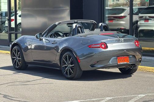 Machine Gray 2026 Mazda MX-5 Miata Grand Touring