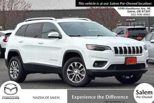 Bright White Clearcoat 2019 Jeep Cherokee Latitude Plus