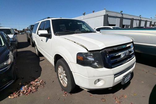 White Platinum Metallic Tri-Coat 2012 Ford Expedition EL Limited