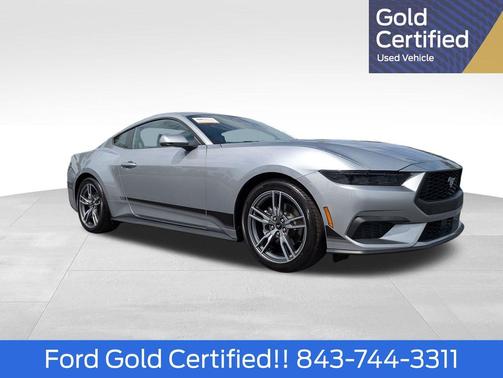 Iconic Silver Metallic 2025 Ford Mustang EcoBoost Premium