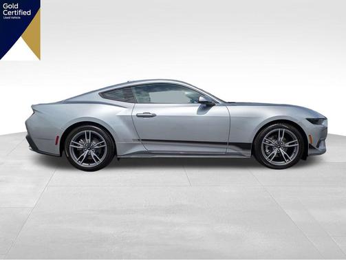 Iconic Silver Metallic 2025 Ford Mustang EcoBoost Premium
