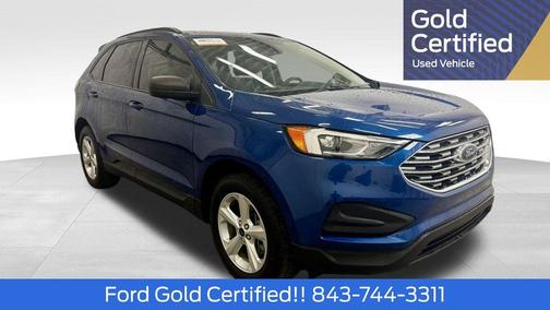 Atlas Blue Metallic 2022 Ford Edge SE