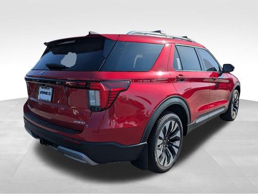 Rapid Red Metallic Tinted Clearcoat 2026 Ford Explorer Platinum