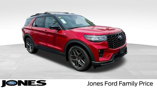 Rapid Red Metallic Tinted Clearcoat 2025 Ford Explorer ST-Line SUV