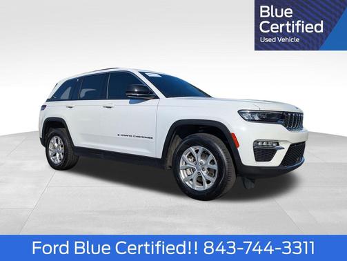 Bright White Clearcoat 2023 Jeep Grand Cherokee Limited