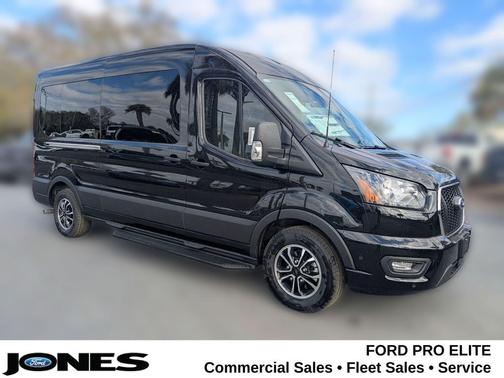 Agate Black Metallic 2025 Ford Transit-350 XLT