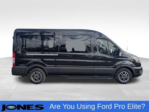 Agate Black Metallic 2025 Ford Transit-350 XLT