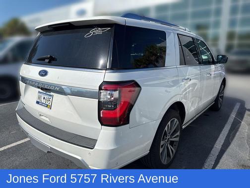 Star White Metallic Tri-Coat 2020 Ford Expedition Platinum