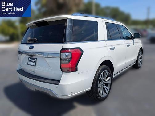 Star White Metallic Tri-Coat 2020 Ford Expedition Platinum