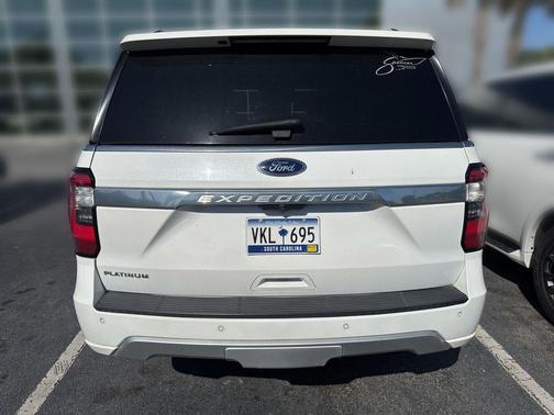 Star White Metallic Tri-Coat 2020 Ford Expedition Platinum