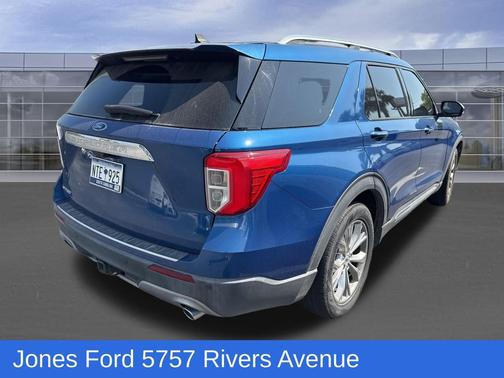 Atlas Blue Metallic 2021 Ford Explorer Limited