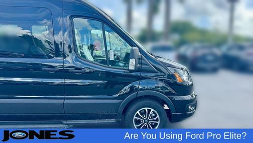 Agate Black Metallic 2025 Ford Transit-350 XLT