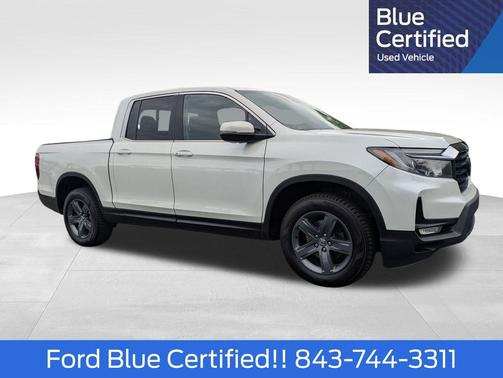 Platinum White Pearl 2023 Honda Ridgeline RTL