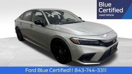 Silver 2023 Honda Civic Sport