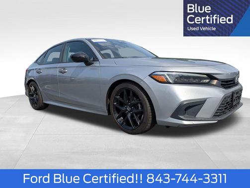 Silver 2023 Honda Civic Sport