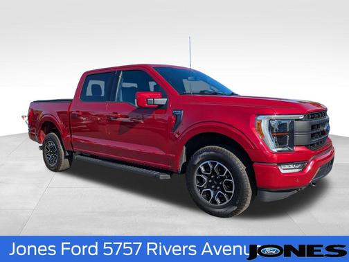 Red Metallic 2022 Ford F-150 Lariat