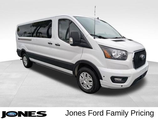 Oxford White 2024 Ford Transit-350 XLT