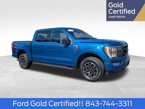 Atlas Blue Metallic 2023 Ford F-150 XLT