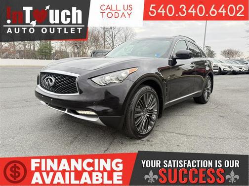 Black 2017 INFINITI QX70 Base SUV