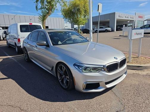 Silver Metallic 2018 BMW M550 i Xdrive