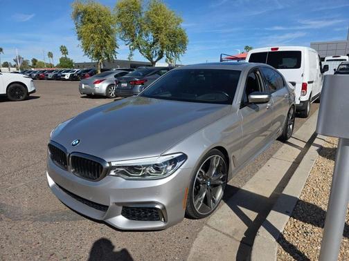 Silver Metallic 2018 BMW M550 i Xdrive