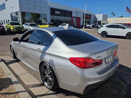 Silver Metallic 2018 BMW M550 i Xdrive