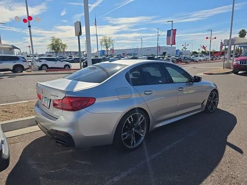 Silver Metallic 2018 BMW M550 i Xdrive