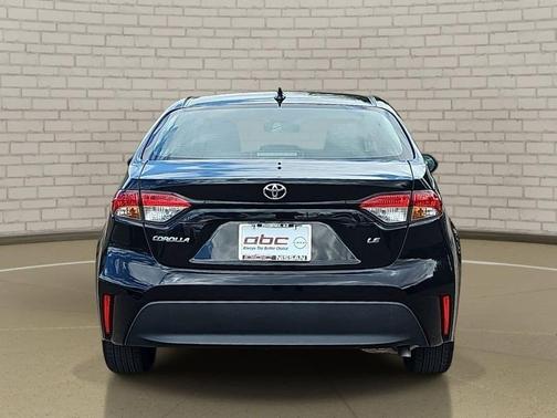 Midnight Black Metallic 2025 Toyota Corolla LE