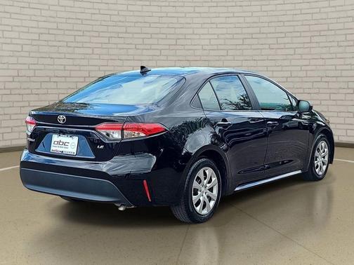Midnight Black Metallic 2025 Toyota Corolla LE